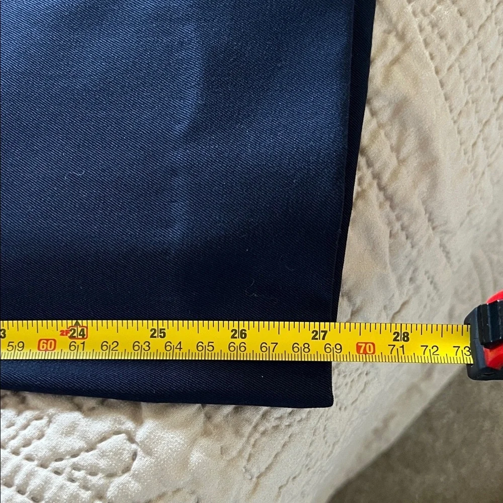 Tahari Navy blue Wide-Leg Trousers - Picture 9 of 10